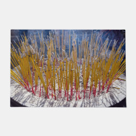 Tapete Incenso em um templo - Zhongdian, Yunnan, China