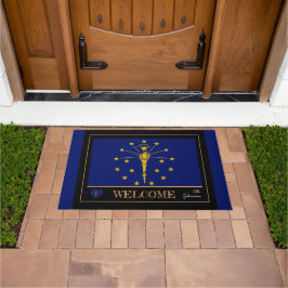 Tapete Indiana & Indiana Flag house mat /sport EUA