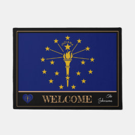 Tapete Indiana & Indiana Flag house mat /sport EUA