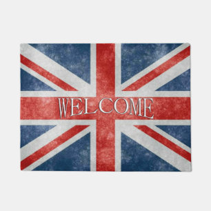 Tapete Indignação da bandeira britânica Boas-vindas