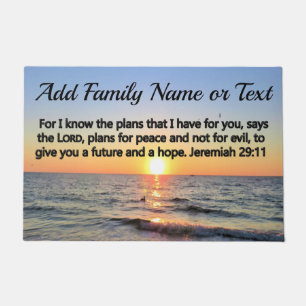 TAPETE INSPIRANDO JEREMIAH 29:11 SOL PERSONALIZADO
