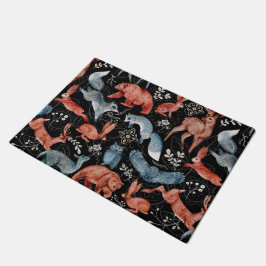 Tapete  Intricate woodland animals pattern