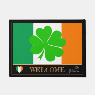 Tapete Ireland & Irish Flag, Shamrock house mats/sport