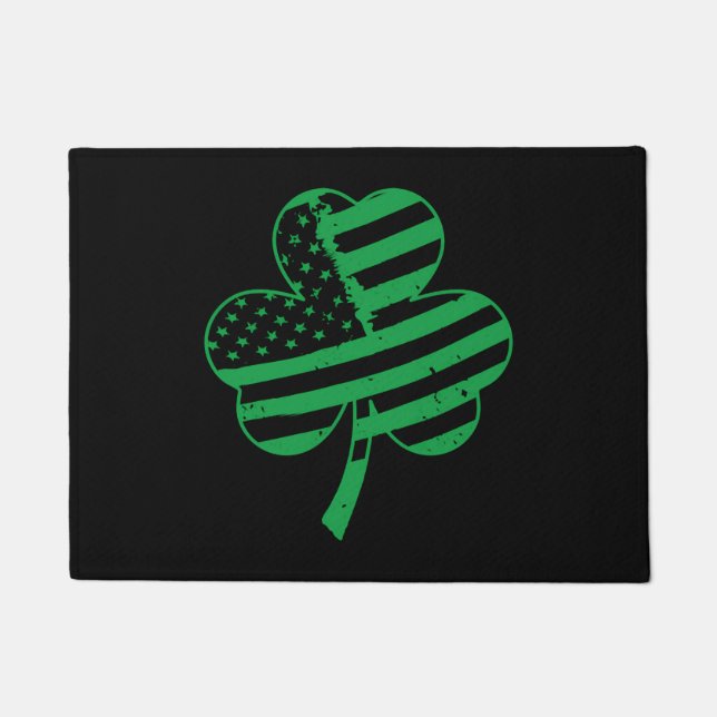 Tapete Irish American Flag Shamrock Para (Frente)