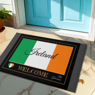 Tapete Irlanda e Irish Flag house mats/sport Bem-vindos