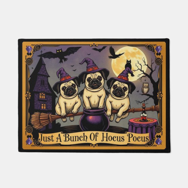 Tapete Irmãs Puggy São Só Um Monte De Hocus Pocus (Frente)