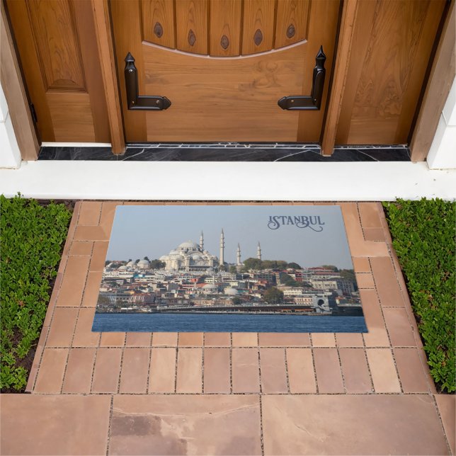 Tapete Istambul de texto personalizado (Ar livre)