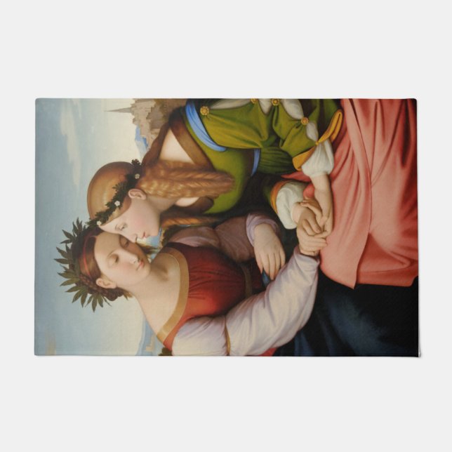 Tapete Itália e Alemanha (Itália e Alemanha como Irmãs) (Frente)