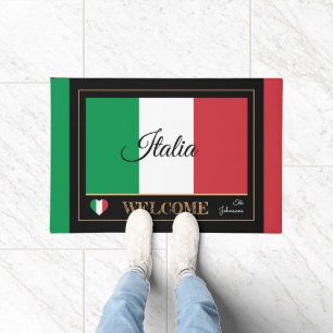 Tapete Itália e bandeira italiana tapete/esportes Boas-v