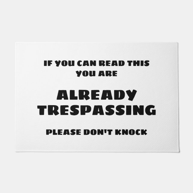 Tapete JÁ PASSAGEM DA Porta (Frente)