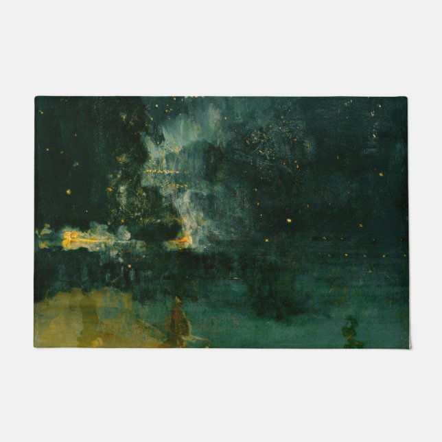 Tapete James Whistler - Noite em preto e Dourado (Frente)