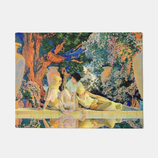 Tapete Jardim De Alá Por Maxfield Parrish (Frente)