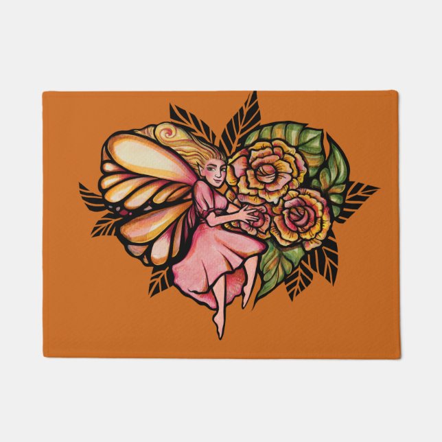 Tapete Jardim de Fadas-Rosas (Frente)