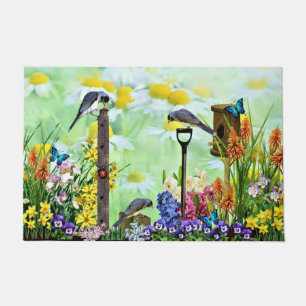 Tapete Jardim de Flores de Birdhouse