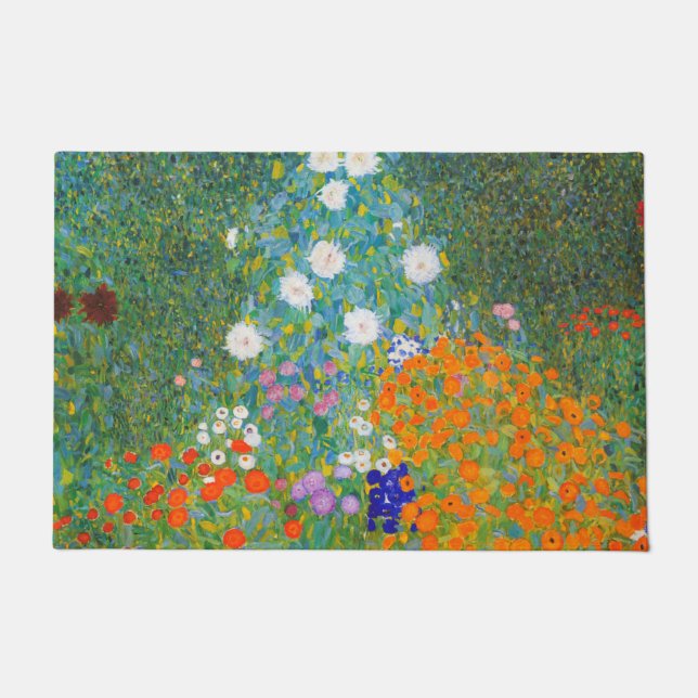 Tapete Jardim Flor por Gustav Klimt (Frente)