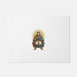 Tapete Jesus Ajustando Cueca Incomoda no Meio da Agachada