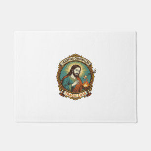Tapete Jesus Derrubou Marshmallow Festa da Fogueira Falha