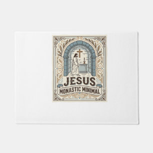 Tapete Jesus Monástico Minimalista Jesus Monástico Minima