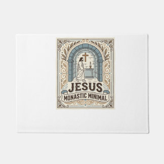 Tapete Jesus Monástico Minimalista Jesus Monástico Minima