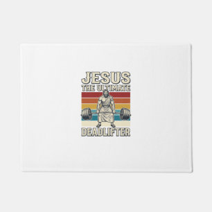 Tapete Jesus O Levantador de Peso Definitivo Desenho Veto