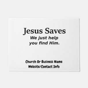 Tapete Jesus salvar - nós apenas ajudamo-lo a encontrá-