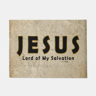 Tapete Jesus, senhor de meu salvação (fé cristã)