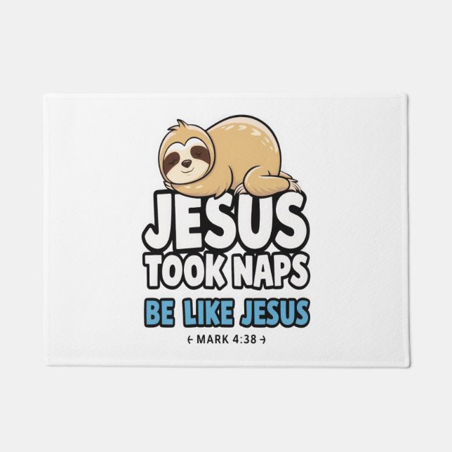 Tapete Jesus Tirou Notas, Engraçado Lama (Frente)