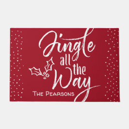 Tapete Jingle All Way - Natal personalizado