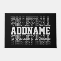 Jogador da Equipe de Logotipo de Voleibol em Desap