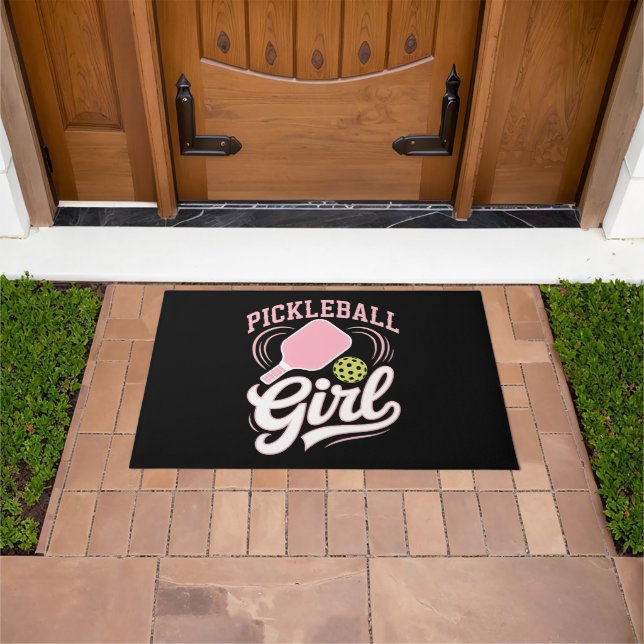 Tapete Jogadora de Pickleball Menina (Ar livre)