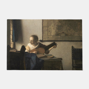 Tapete Johannes Vermeer - Jovem Mulher com Luta