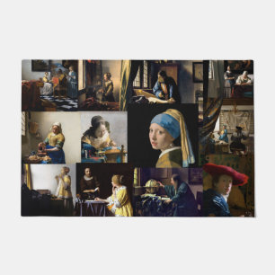Tapete Johannes Vermeer - Patchwork de obras-primas