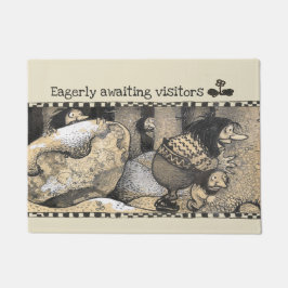 Tapete John Bauer troll ansiosamente aguardando visitante