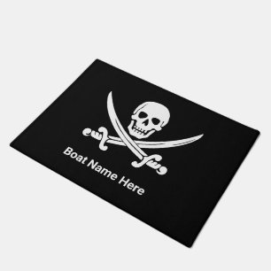 Tapete Jolly Rogers Pirate Custom Boat