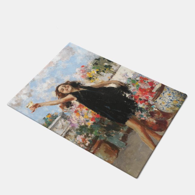 Tapete Jovens celebrando a vitória (Vincenzo Irolli) (Inclinado)