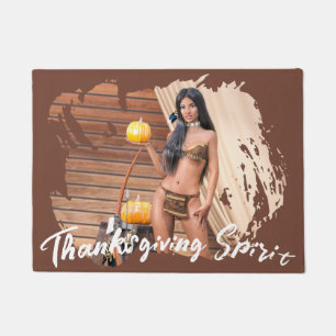 Tapete Jovens nativos americanos se posicionando no Muro 