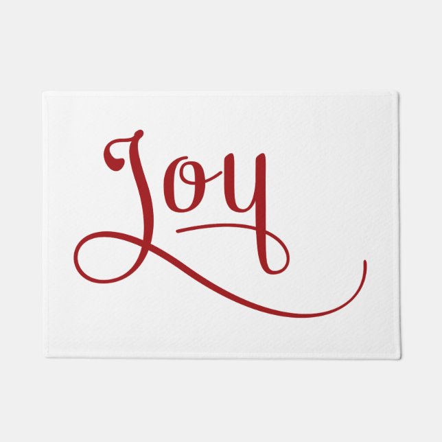 Tapete Joy Script Red (Frente)