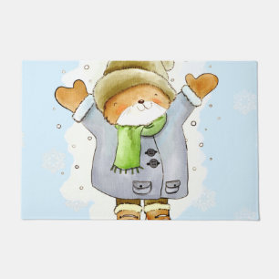 Tapete Joyous Winter Cat