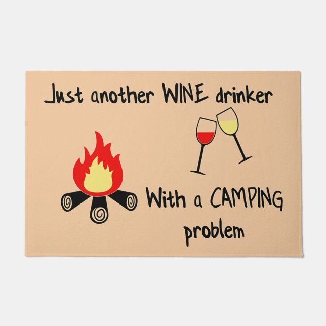 Tapete Just Another Wine Mat - Camping Doormat (Frente)