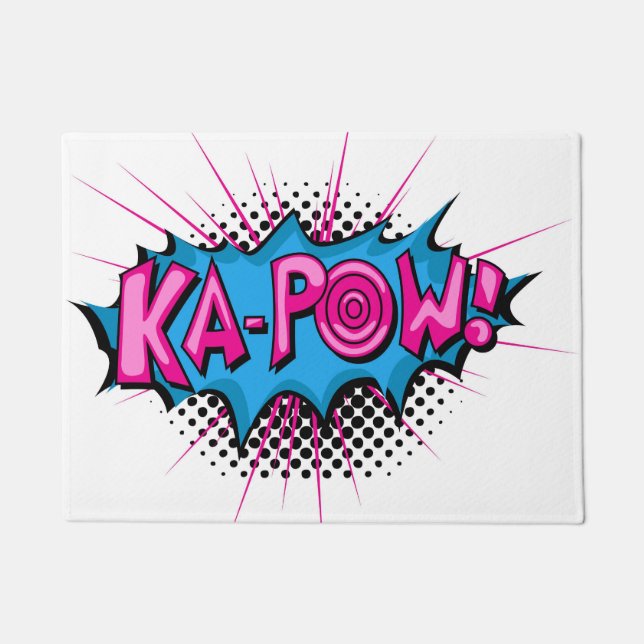 Tapete Ka-Prisioneiro de guerra cómico do pop art! (Frente)