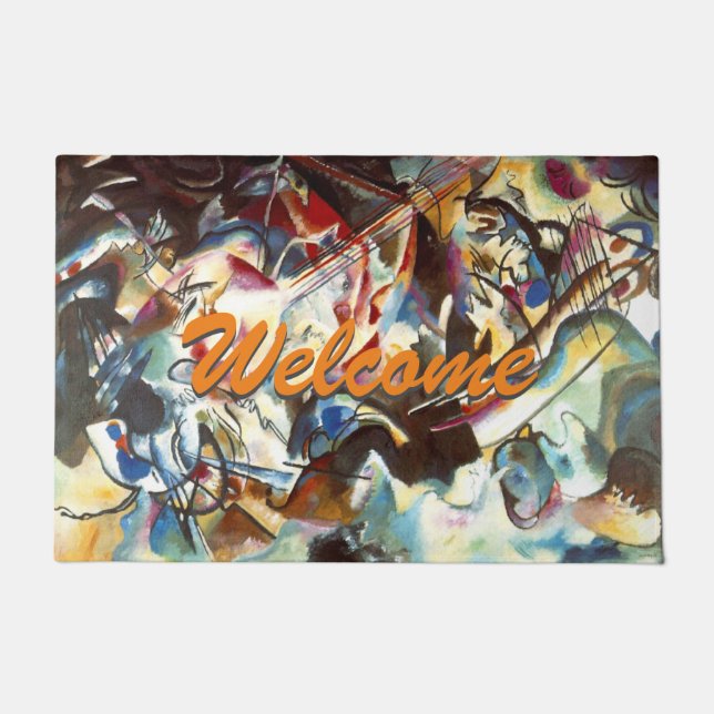 Tapete Kandinsky Abstrato Modern Art Professional Welcome (Frente)