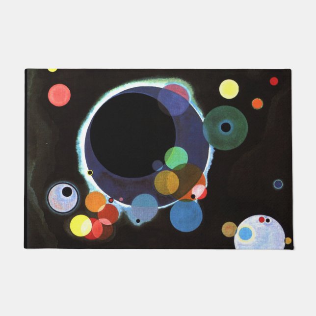 Tapete Kandinsky - Several Circles, famous abstract art (Frente)