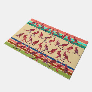 Tapete Kangaroos & Stripes Patterno + suas ideias