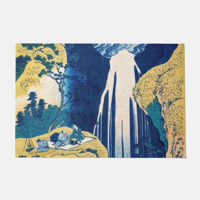 Tapete Katsushika Hokusai - Amida Falls (Frente)
