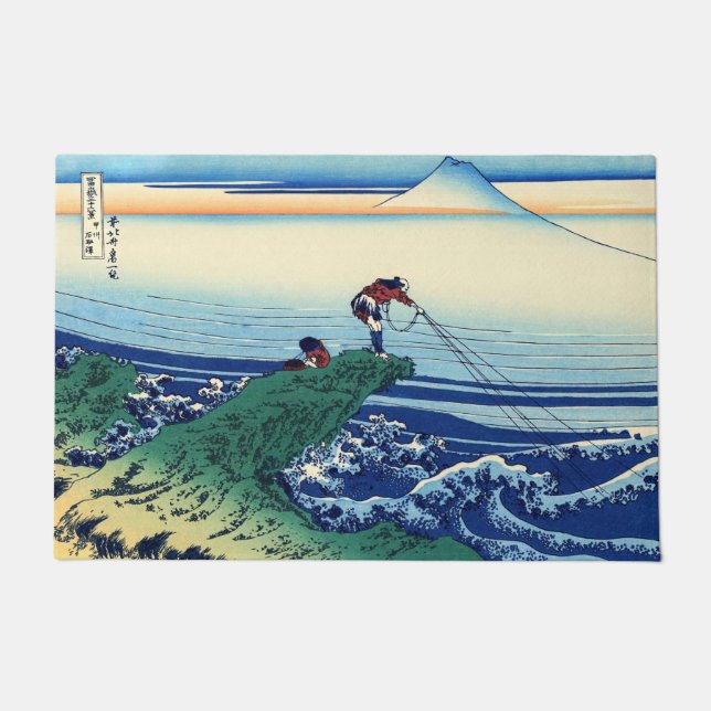 Tapete Katsushika Hokusai - Kajikazawa na província de Ka (Frente)