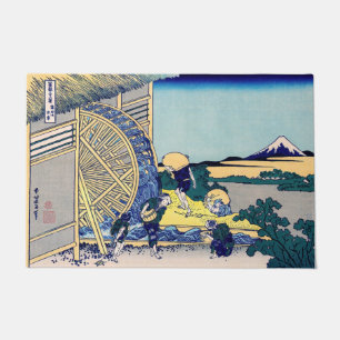Tapete Katsushika Hokusai - Moinho d’água em Onden
