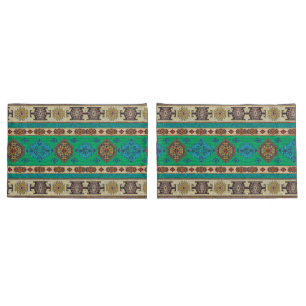 Tapete Kilim Turco Verde Antigo