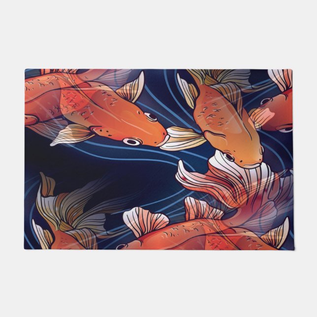 Tapete Koi Fish Japonês (Frente)