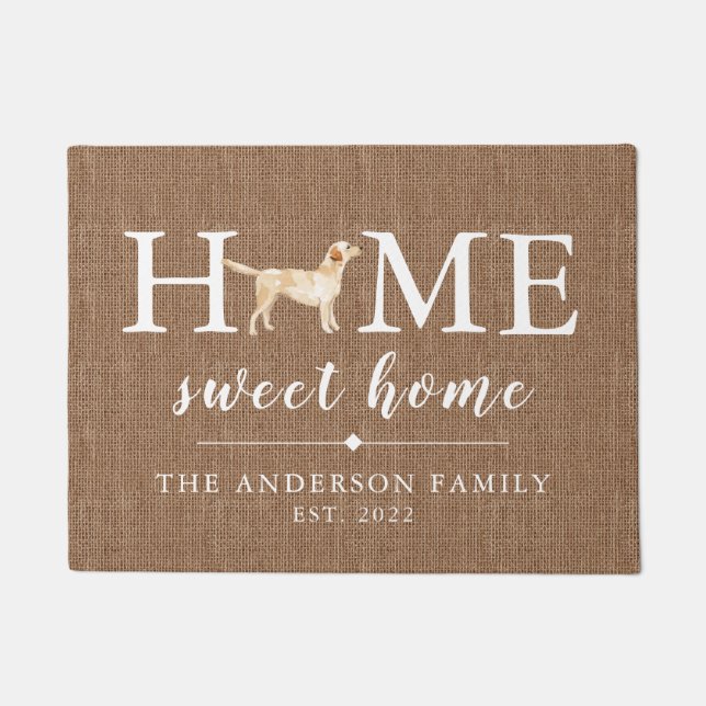 Tapete Labrador Retriever Home Doormat (Frente)