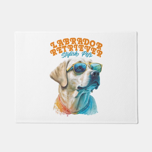Tapete Labrador Retriever Na moda Pets (Frente)